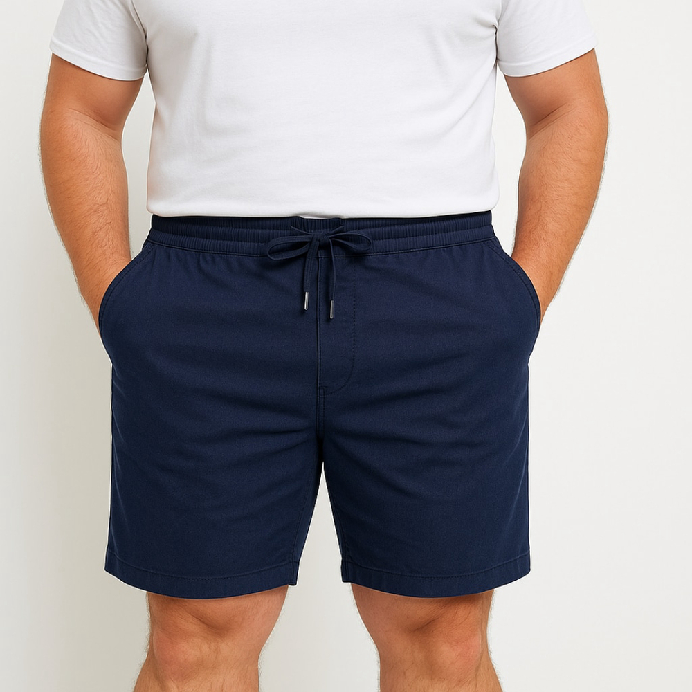 Men’s Buffalo David Bitton Pull-On Shorts – Navy Blue – Size 40 – NWT – MSRP $69